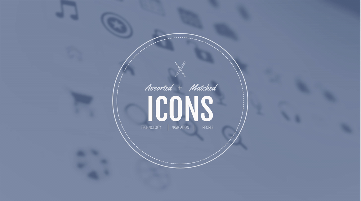 PowerPoint Assorted Matching Icons Downloads E